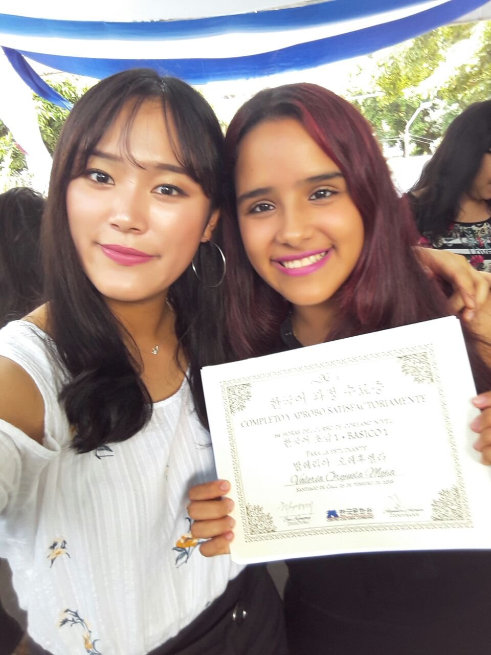 Ceremonia - Certificados de coreano