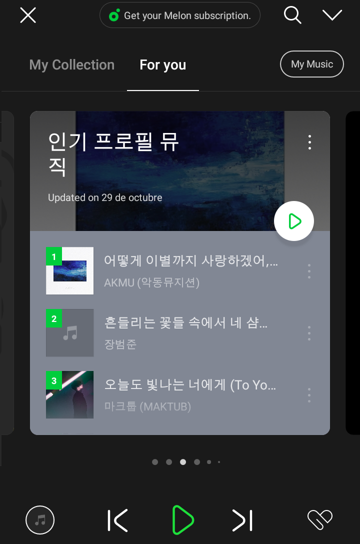 Sección Melon
